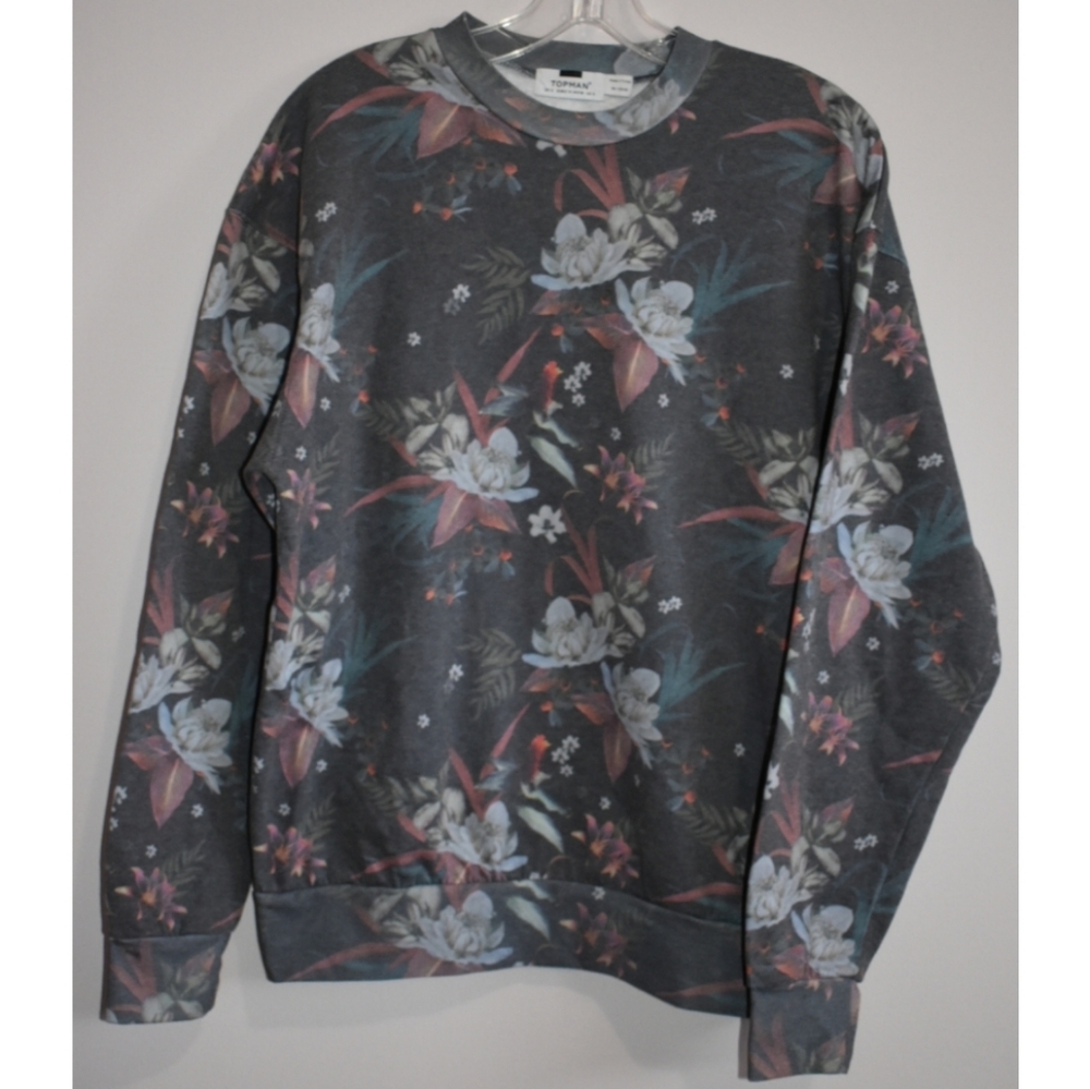 Topman Floral Sweatshirt